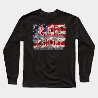 Copy of US Military Wear Red Friday - Support Troops Long Sleeve T-Shirt